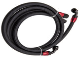 10 ROW AN 10 Universal Engine Oil Cooler Filter Adapter Kit New Black 01730643