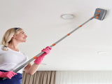 Extendable Wall & Baseboard Cleaning Mop, Wet Dry Multi Surface Mop with 180&deg Rotatable Head, 09652335