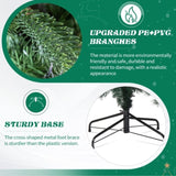 7.5 FT Artificial Christmas Tree with DIY 400 Warm White LED Lights, Hinged Xmas Pine Tree with Tree 54573229