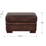 Brookfield Leather Ottoman B2705P211773