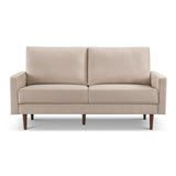 ZUN 69 Inches Modern Decor Upholstered Sofa Furniture, Wide Velvet Fabric Loveseat Couch, Solid Wooden B082111402