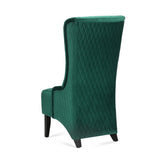 23.03" Wide High-Back Velvet Accent Chair, Comfy High Wingback Chair, Living Room Chair with Soft W68041069