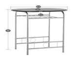 PVC Breakfast Table Black 41781269