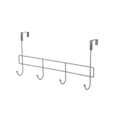Over-the-Toilet Bathroom Storage Shelf Unit Set with Space Saver, Basket and Hooks, Satin Nickel, 70750030