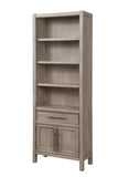Cypress Lane Bookcase Pier Cabinet, No Assembly Required, White Oak Finish B108P163863