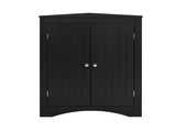 sideboard cabinet,corner cabinet,Bathroom Floor Corner Cabinet with Doors and Shelves, Kitchen, W487P352444