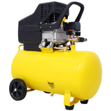 4.5HP Portable 13 Gallons Oil-Lubricated Air Compressor Tank Ultra Quiet Horizontal Tank Adjustable 48714022