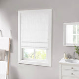 Basketweave Room Darkening Cordless Roman Shade B035129705