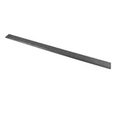 Cutting Edge Bucket Hardened Unpainted 30MnB Silver Fits for Skid Steer Loader 66"x4"x1/2" 75101492