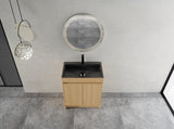 28" Freestanding Bathroom Vanity / Laundry Utility Cabinet, w/ Stainless Steel Sink and Flexible W999P376890
