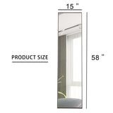 4th generation gray solid wood frame full length dressing bedroom porch, decorative W1512P360934