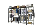 Closet Organizer Metal Garment Rack Portable Clothes Hanger Home Shelf 18820492