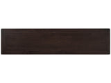 Retro Design Console Table with Two Open Shelves, Pine Solid Wood Frame and Legs for Living Room 83399820