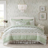 9 Piece Cotton Percale Comforter Set King B035P294110