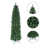 7.5ft Pointed PVC Pen Holder Christmas Tree 43679864