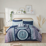 ZUN Twin XL Boho Comforter Set with Bed Sheets B03595854