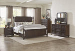 ZUN Solid Transitional Style Bedroom 1pc Chest of Drawers Driftwood Charcoal Finish Wooden Furniture B011P208523