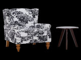 Coffee Table & Armchair Set,Vintage Luxury Style, high-back reading chair & 65092679