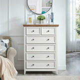 ZUN Modern 6 Drawers Dresser 6 Drawers Cabinet,Chest of Drawers Closet Organizers and Clothes W2275P233490