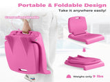 Outdoor swimming pool chairs with folding function-Pink 20770002