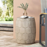 Outdoor LightWeight Concrete Side Table, 73443.00