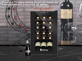 American Standard JC-53 AC 115V /60Hz 18Bottle/1.8Cu.Ft/52L/ Compressor Wine Cabinet Black 07940090