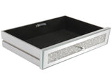 106*38*76cm Modern Mirror Two-Pump Computer Table Silver 76819438