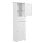 ZUN Tall Bathroom Storage Cabinet, Freestanding Storage Cabinet with Drawer and Adjustable Shelf, MDF 49560889