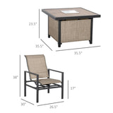 Pieces Patio Furniture Set 92654467