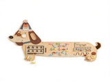 Dachshund-Shaped Wooden Wall Busy Board, Sensory Wall Panel for Toddlers, Educational Playroom Toy 83603788