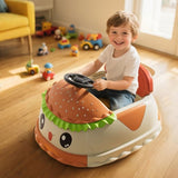 12V Kids Ride On Electric Bumper Car W/Parents Control,Cute&Realistic Hamburger Design,360 Degree W1578P299386