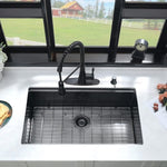 ZUN Workstation 32" L X 19" W Undermount Kitchen Sink With Accessories W122546355