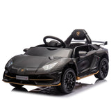 ZUN 12V Kids Ride On Car W/Parents Remote Control,Licensed Lamborghini Aventador Xago,Hydraulic pressure W1396P184347