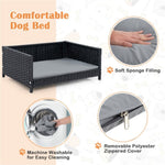 ZUN Dog bed with cushion 34878718