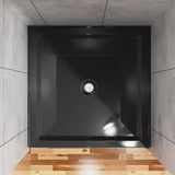 Goodyo 36"x36" Shower Base 3.5" Height Anti-slip Acrylic Center Drain Single Threshold Shower Basin D163114243