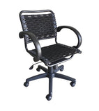 ZUN Bungee Arm Office Chair With Black Coating B091119807