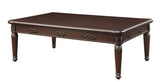 Espresso Coffee Table with Turned Legs B062P209064