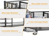 4 Bag Organizer Garage Storage, Extra Large Bag Storage Rack for Bag, Clubs and 32890500