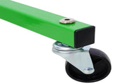 Storage Stand With Wheels 275 LBS Total Capacity Uses Six 2in Swivel Caster Wheels green color 45596629