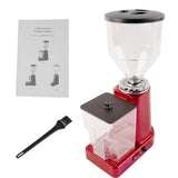 Red Electric Coffee Bean Grinder 35oz Flat Burr Coffee Grinder with 19 Grinding Settings 27997148