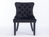 Classic Velvet Dinings, High-end Tufted Solid Wood Contemporary Velvet Upholstered Dining W1143P152034