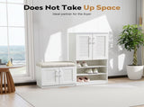 Multi functional Storage Cabinet with Bench & 73 Storage compartment, Adjustable layer board
, W2948P245229