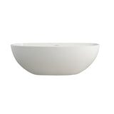 65.2 inch freestanding solid surface soaking bathtub for bathroom W1613P160636