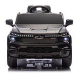 ZUN 12V Kids Ride on Car W/Parents Control,Licensed Chevrolet Silverado,Four-wheel suspension,LED W1578P202302