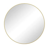 Wall Mirror 36 Inch Gold Circular Mirror Metal Framed Mirror Round Vanity Mirror Dressing Mirror, W1435127089