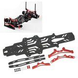 ZUN RC Drift Car Chassis Plate - Carbon Fiber & Aluminum Alloy for MST RMX2.0S RRX2.0S 1/10 Scale 68323730