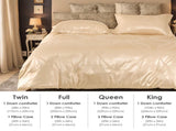 1 PC luxury satin microfiber bedding set, double-sided jacquard pattern, machine washable, OKO-100 78307799