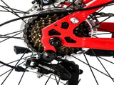 CamPingSurvivals 26in Land Rover Shimano TX30 High Carbon Steel 100kg 21 Speed Red Black Mountain 96171429