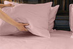 ZUN Luxuriously Soft 100% Viscose Derived from Bamboo 4-Piece Sheet Set, Oeko-TEX Certified, King - Pale B046126525