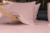 ZUN Luxuriously Soft 100% Viscose Derived from Bamboo 4-Piece Sheet Set, Oeko-TEX Certified, King - Pale B046126525